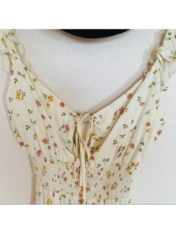 Reformation Emmaline Floral Print Mini Dress - Image 4