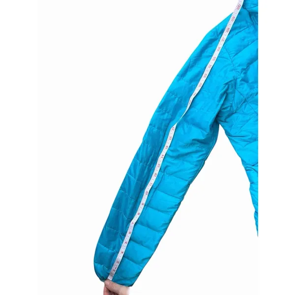 Womens PATAGONIA Blue Goose Down Puffy Sweater Full Zip Sweater Jacket Small - Image 6