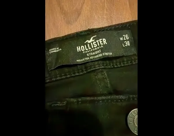 Hollister Straight Advanced Stretch Black Jeans W26 L30 - Image 2