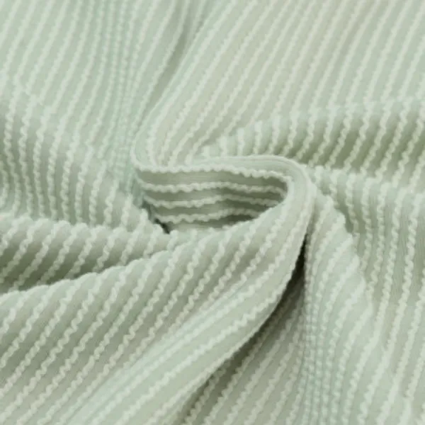 NEW Pale Green Ribbed Oversized Slouchy Roll Tab Sleeve Top Size Small - Image 10