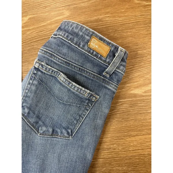 Paige Hollywood Hills Jeans Women 27 Low Rise Bootcut Flare Medium Wash USA - Image 9