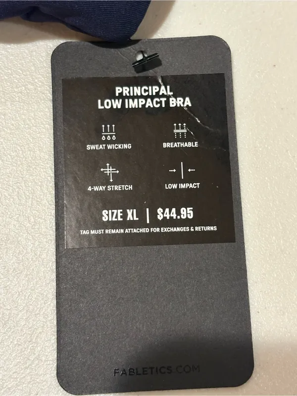 Fabletics Black Double-Strap Sports Bra - Image 8