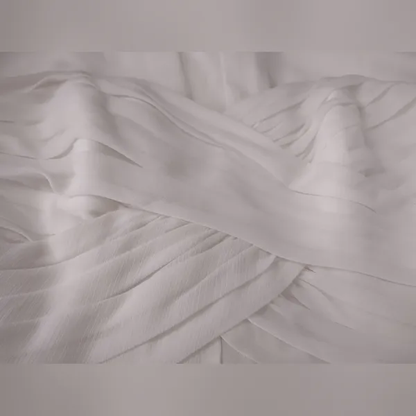 David's Bridal Strapless White Mini Wedding Bridal Dress - Image 3