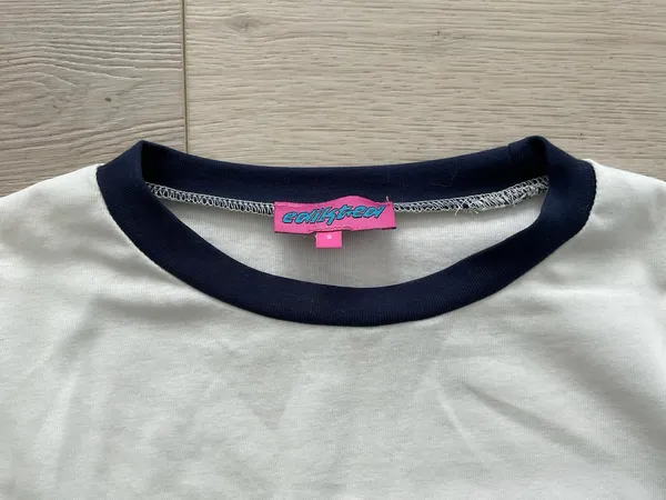 Edikted Long Sleeve White Graphic Top - Image 2