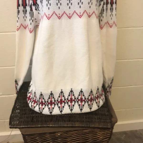 Cotton On light weight fairisle Christmas winter sweater M new - Image 5