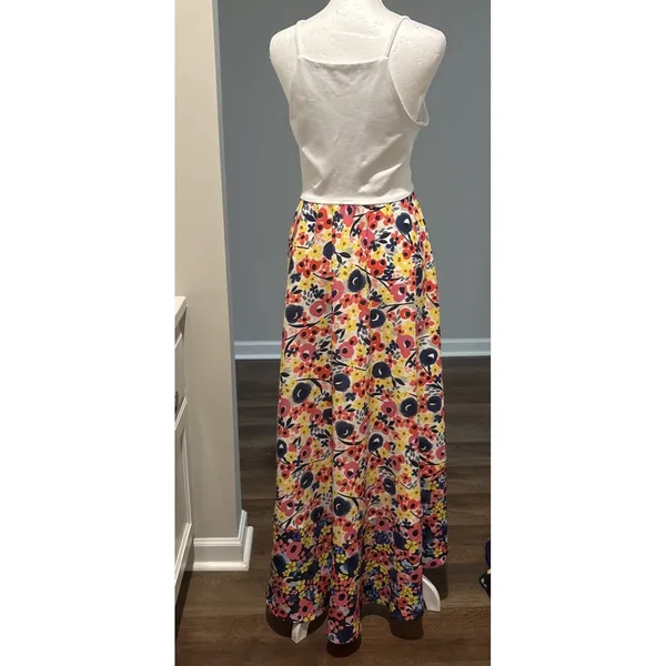 Hutch Anthropologie Bethanie High/Low Dress Florals Size Medium - Image 4
