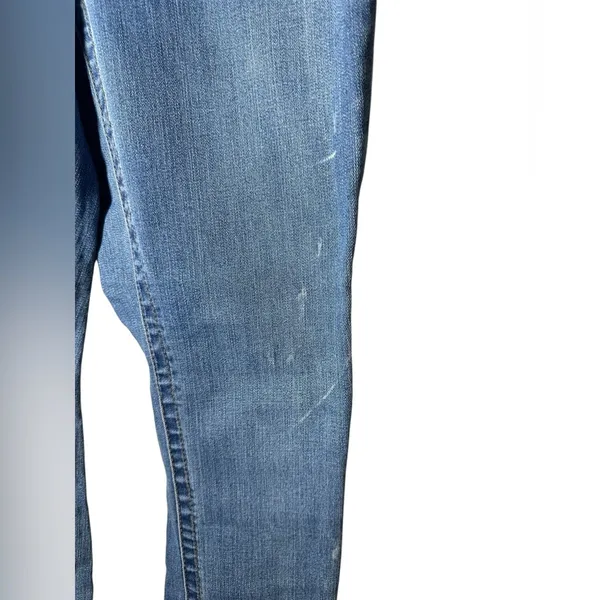 7‎ For All Mankind Women’s Skinny Jeans Blue Size 6 Mid Rise Stretch Denim - Image 3