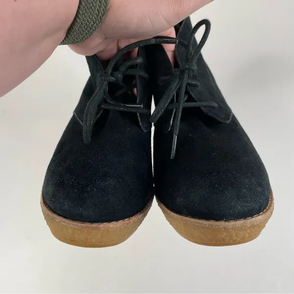 Cole Haan Black Suede Halley‎ Wedge Shoes Size 7.5 - Image 4