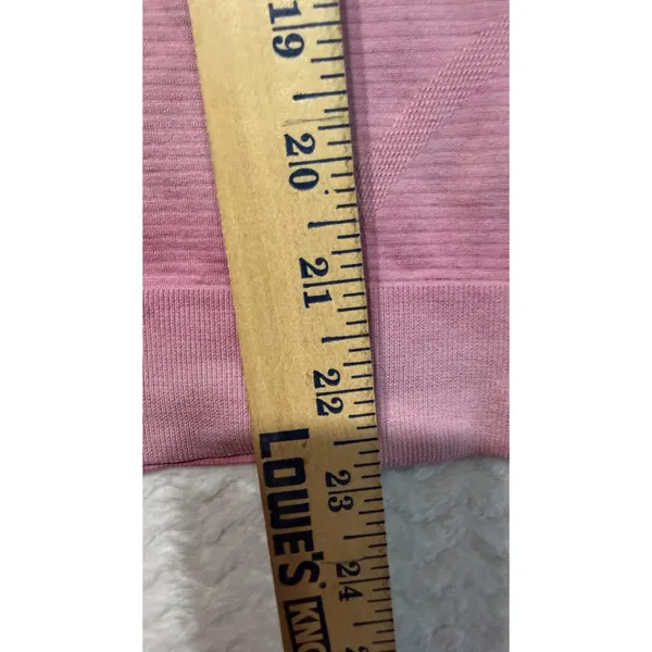 Lululemon Swiftly Tech Long Sleeve Shirt Pink Heathered Crew Neck Size 6 4501 - Image 6