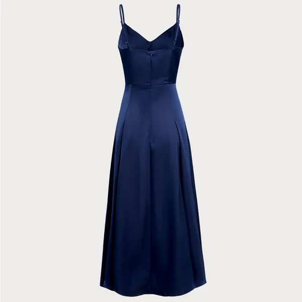 Rihoas Navy A-Line Slip Maxi Dress - Image 7