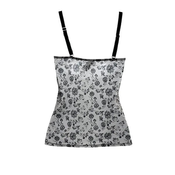 Y2K Whimsigoth‎ Women Mesh Fitted Cami XS Floral Lace Trim Coquette Fairygrunge - Image 2