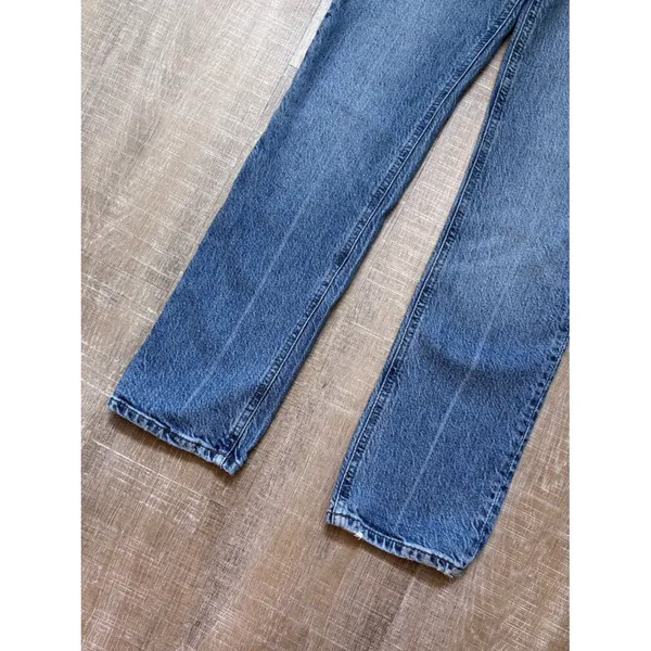 Reformation Liza Button Fly High Rise Straight Jeans Malta Medium Wash Size 23 - Image 9