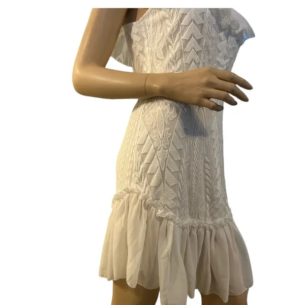 NWT Amelia BETTY DRESS Color White Sz‎ M - Image 4