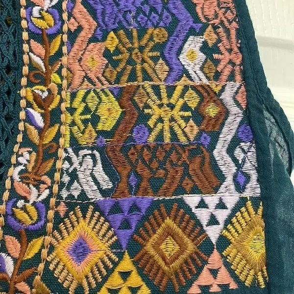 Free People Embroidered Lohri Crop Top - Image 8