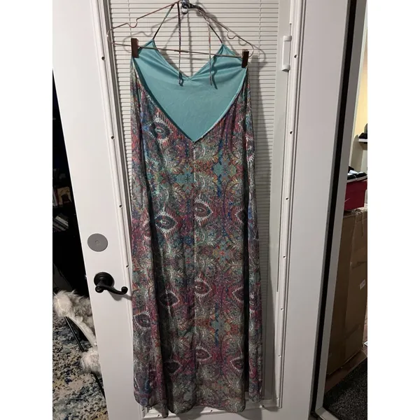 Show Me Your Mumu Erlyn Halter Maxi Dress‎ Women’s Size S Multicolor ( Reef) - Image 4