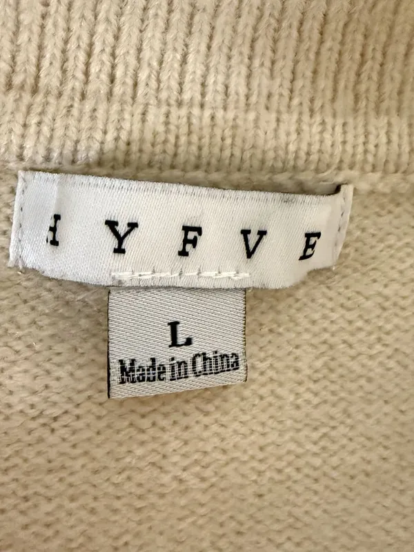 Hyfve Striped Polo Collar Knit Sweater - Image 8