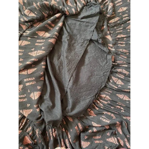 Free People totally tubular brown black‎ maxi dress Sz S - Image 11