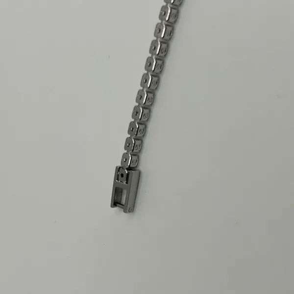 Swarovski Moissanite Tennis Bracelet Real Silver VVS D Color Iced Out 3mm 7.5 Inch No Pass - Image 6