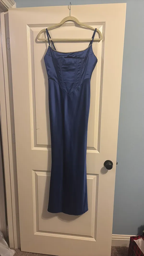 Hello Molly Dress Blue - Image 3