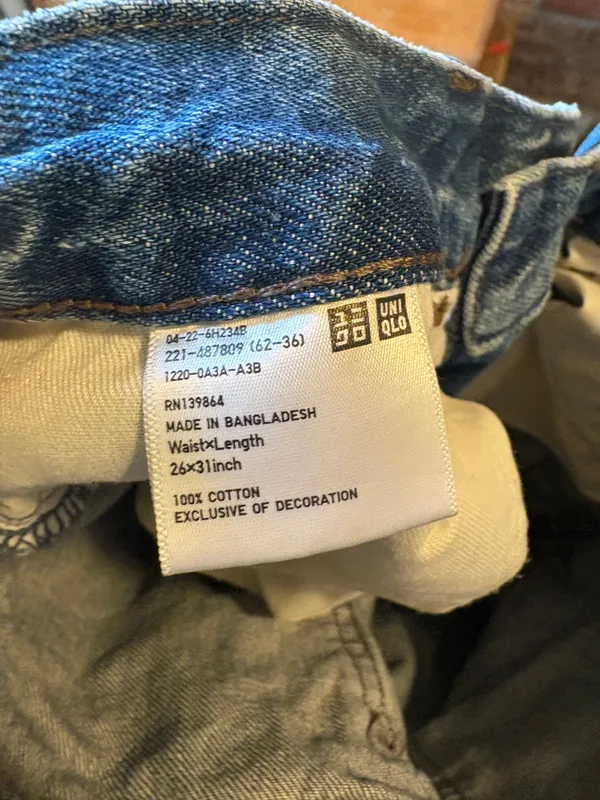 JW Anderson Uniqlo jeans - Image 5