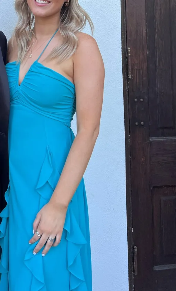 Selfie Leslie blue maxi dress - Image 6
