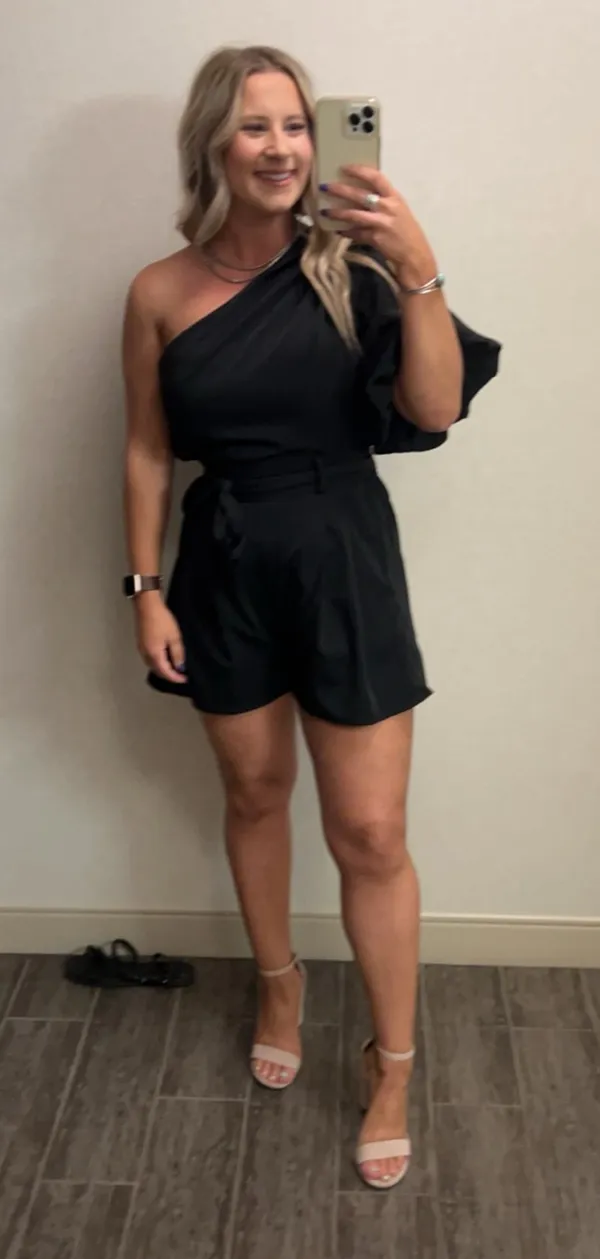 Entro Black Romper - Image 2