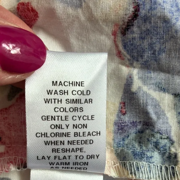 London Times Floral Maxi Dress Womens 12 Multi Color Tiered Smocked Back Pockets - Image 8