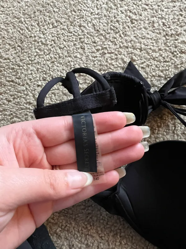 Black Victorias Secret Bikini Top - Image 2