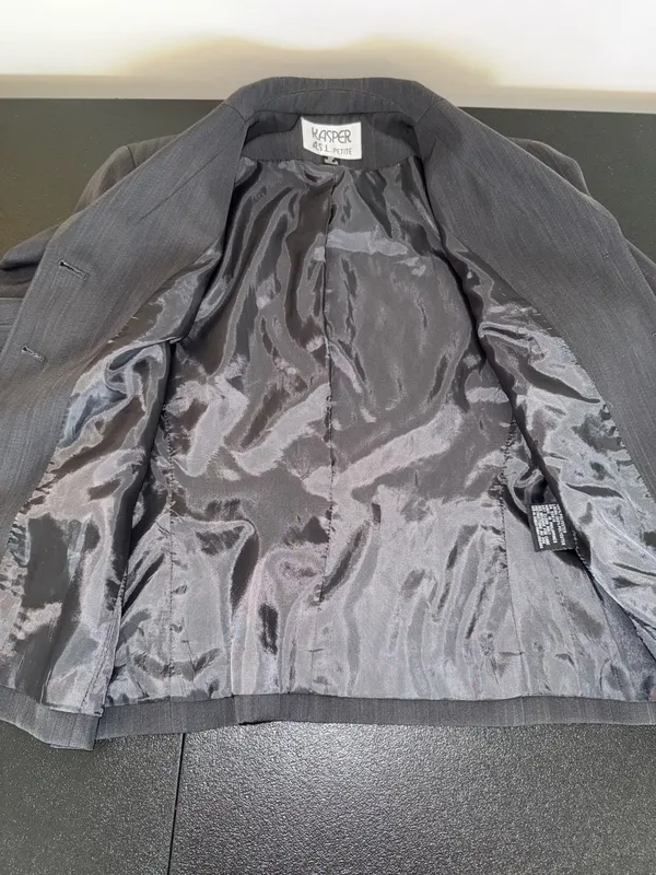 Kasper A.S.L. Petite Gray Blazer Size 2P - Image 7