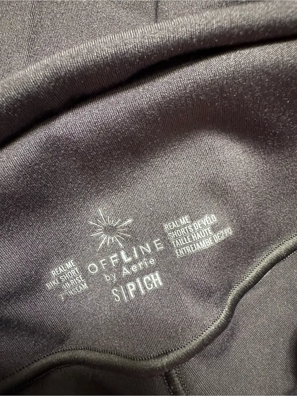 Offline by Aerie High Rise Bike Shorts with Side Pockets Size Small - Image 3