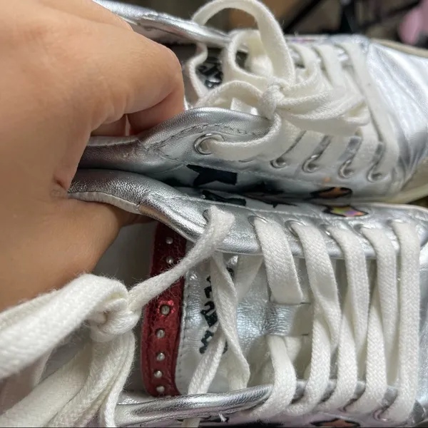 ASH stars majestic motif‎ trainers sneakers size 8 - Image 6