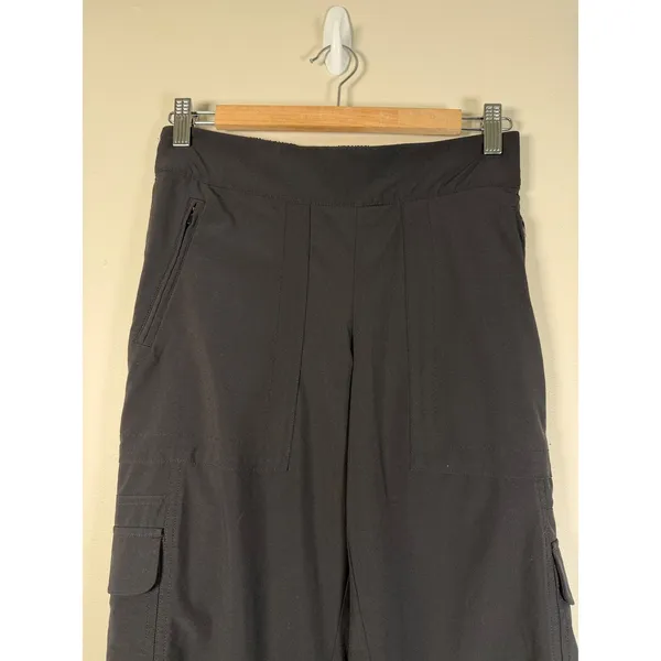 Athleta Headlands Hybrid Cargo II Pants Black High Rise Hiking Trousers Size 4 - Image 3
