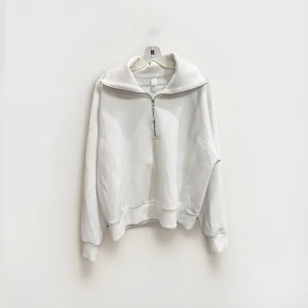SPANX AirEssentials® Half Zip Powder White Size 1X - Image 2