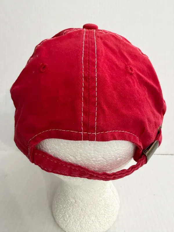 Bass Pro Shops Red and White Logo Trucker Cap - Image 4