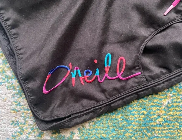 O’Neill pink logo swim board shorts, size XS - Image 2