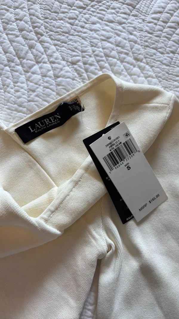 Lauren Ralph Lauren asymmetrical neckline top - Image 2