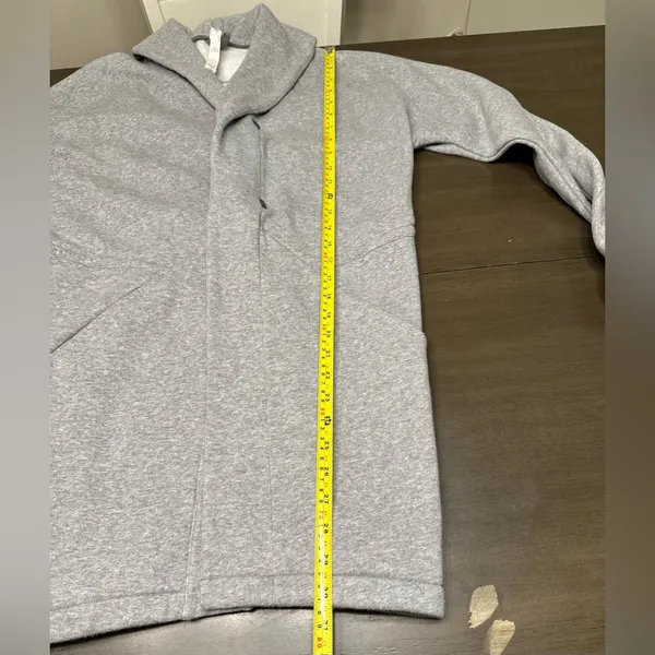 Lululemon Women’s Cardigan Sweater Gray-Size 6 - Image 8