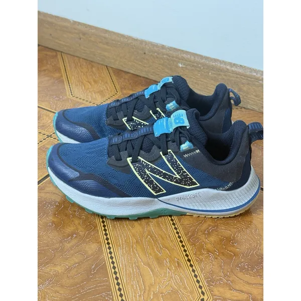 New Balance Women’s Size 7.5 Nitrel Dynasoft V4 Blue Athletic Trail Run Shoes - Image 2