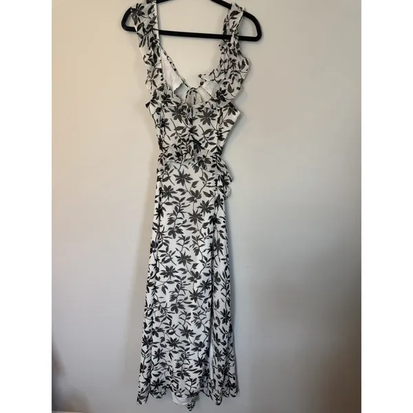 Petal & Pup Rory Floral Ruffle Detail Open Back Maxi Dress XL NEW - Image 5