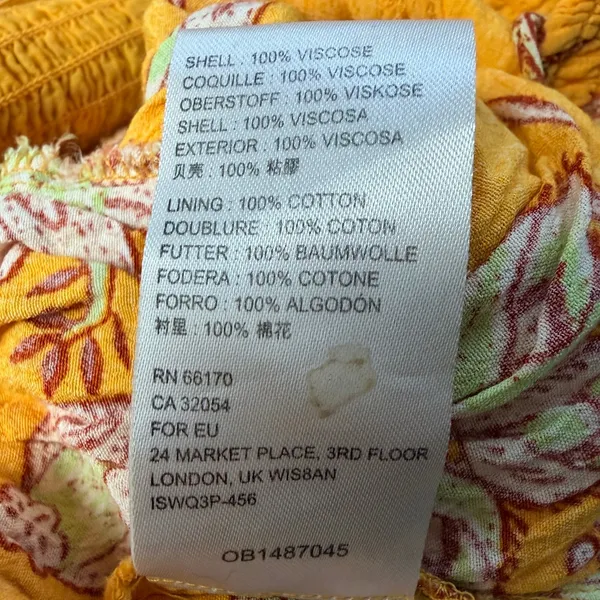Free People Women's Little Of Your Love Jumpsuit in Marigold Combo Size Small - Image 12