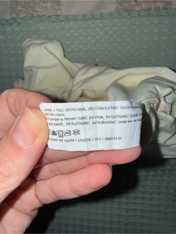 Lululemon Bend This V‎ and Racer Bra *Light Support, A-C Cups Sundance size S/M - Image 4