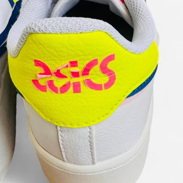ASICS Japan S PF White Navy Yellow Platform Sneakers Size - Image 5