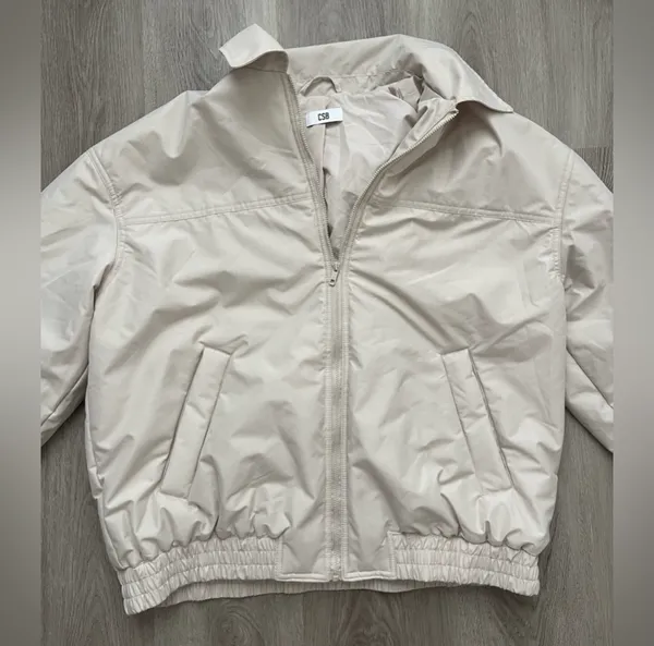 CSB Bomber Jacket Tan - Image 2