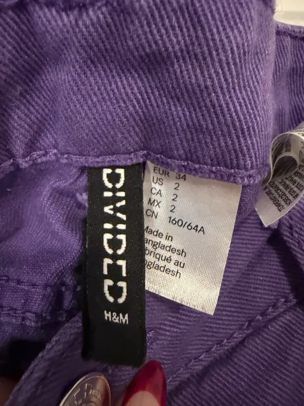 H&M Purple Jeans - Image 3