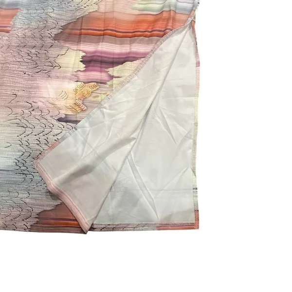 Off The Shoulder Top and Midi Skirt in Abstract Multi, Size XL​ - Image 5