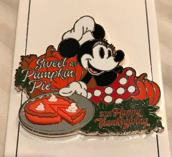 Thanksgiving Minnie Mouse pin Disney pins limited edition Walt Disney 2021 - Image 2
