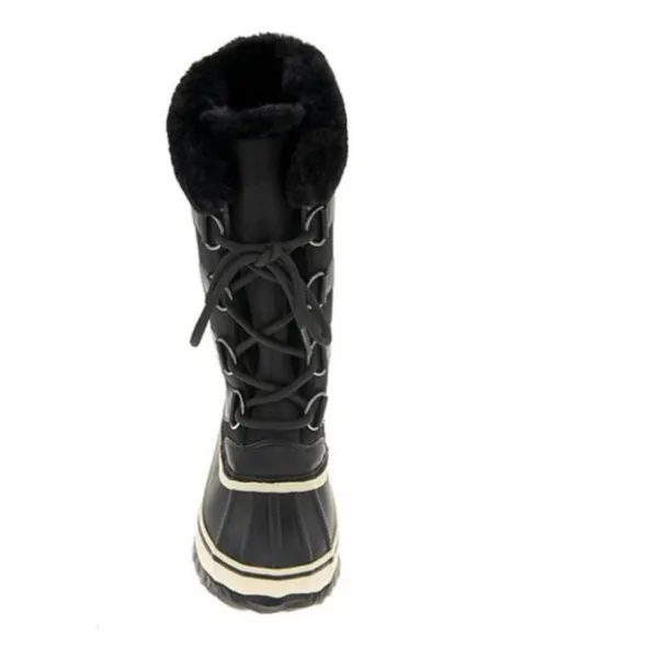 NIB NEW JBU Snowy Tall All Weather Boot, Black SZ-8 Faux Fur - Image 2