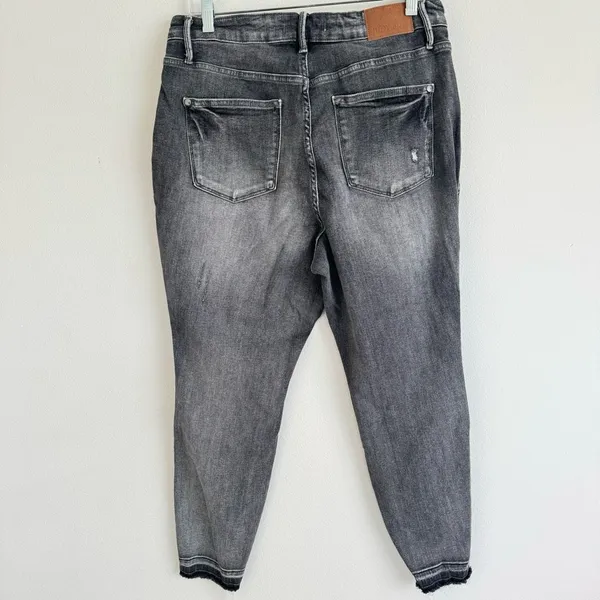 Judy Blue Tummy Control Westminster Gray Wash JB88792 Size 16 W High Rise - Image 5