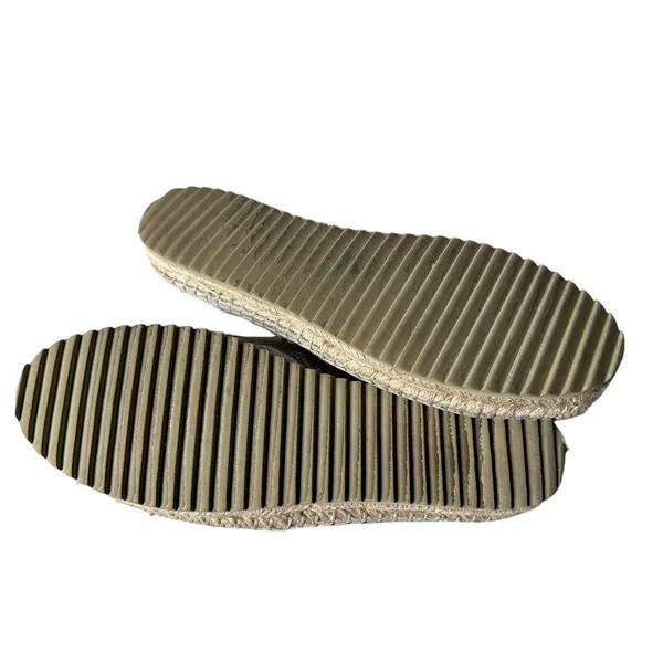 Karl Lagerfeld‎ Metallic Silver Espadrille Slides Slip on Shoes Women Size 7.5 - Image 12