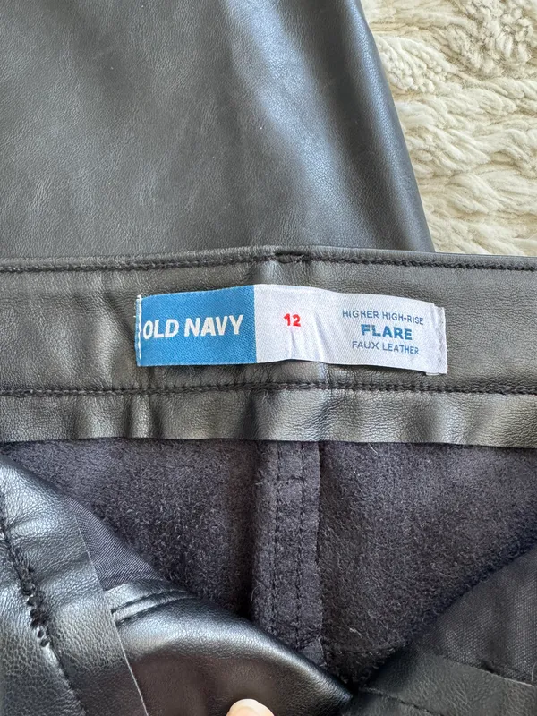Old Navy Leather Pants - Image 2